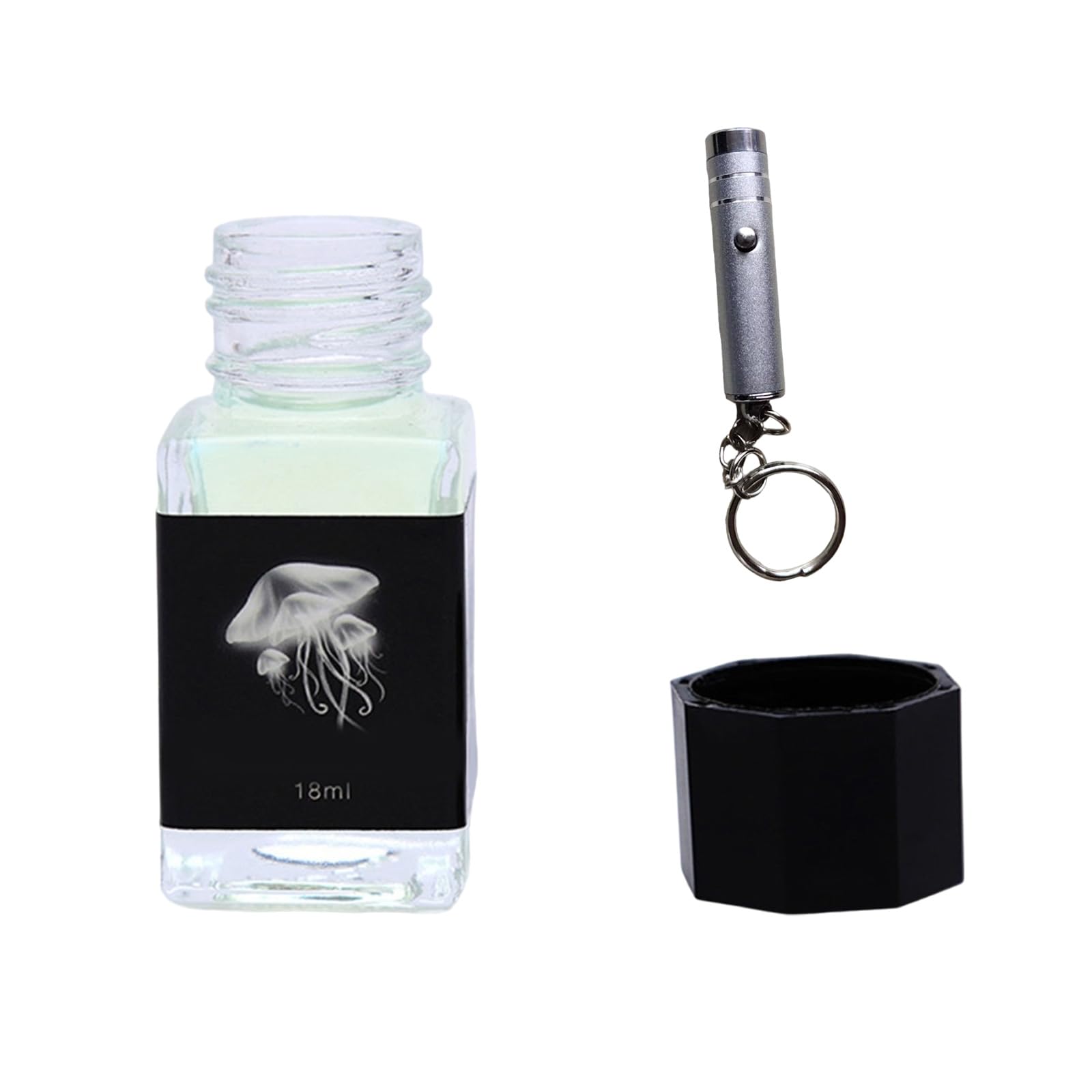 DIIOOMIEEU Invisible Disappearing Inks with Light Invisible Inks Fluorescent Inks Stationery for Fountain Glass Dip Pen