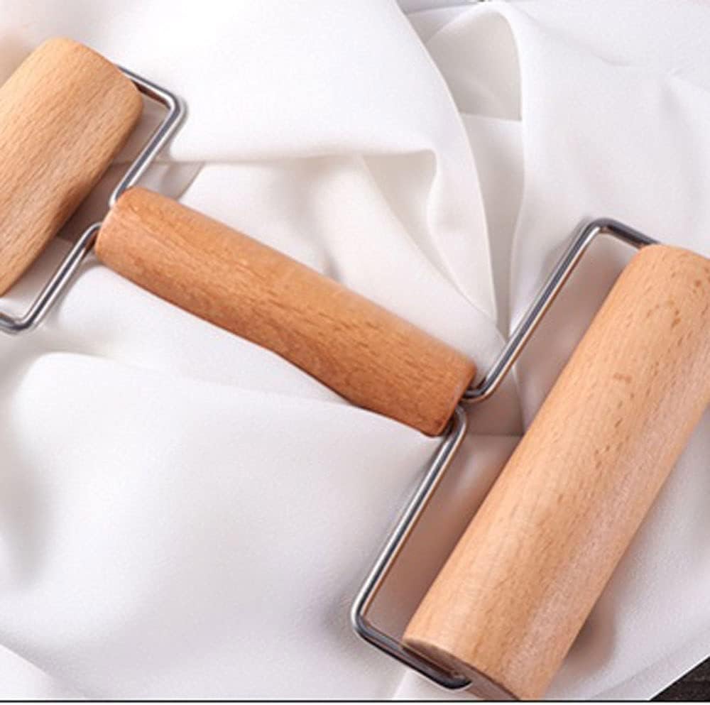Rolling Pins 2 Pcs Double-end Rolling Pin Practical Dough Roller Kitchen Rolling Sticks