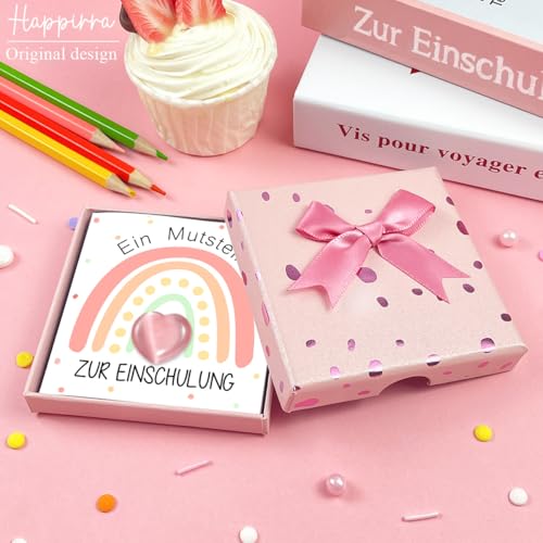 Mutstein für Kinder Einschulung - Schulkind 2026 Mädchen Geschenk Mutmacher – Ansicht 5