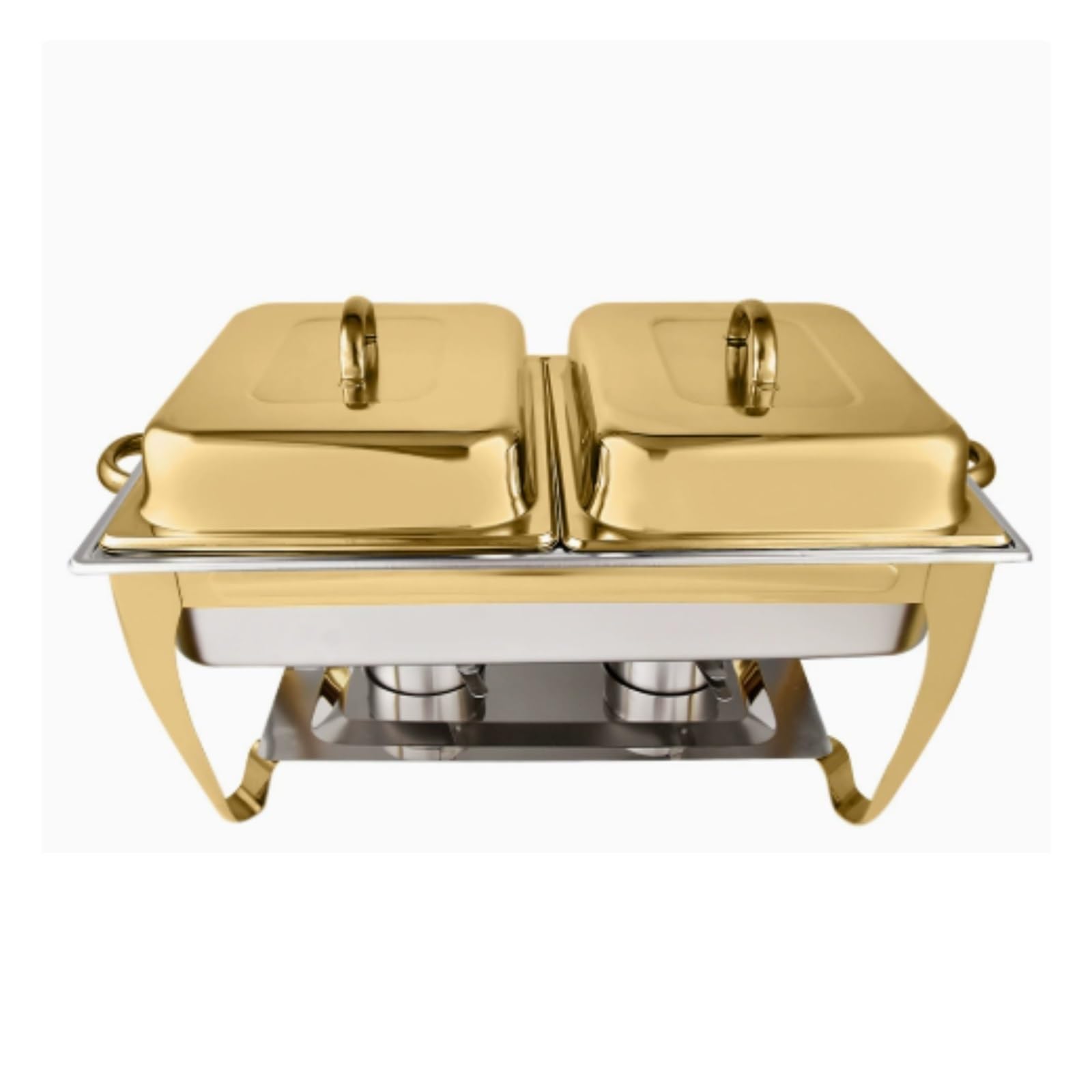 Scaldavivande for forno di mantenimento a doppio coperchio da 9 litri | Forniture for catering in acciaio inossidabile di alta qualità Scaldavivande di lusso con display a buffet
