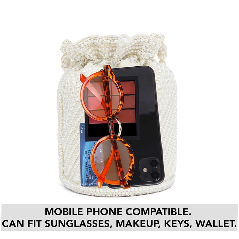 Image of Aheli Clutch Purses Gift for Women Handmade Evening Sling Handbag Stylish Bridal Fashion Bag