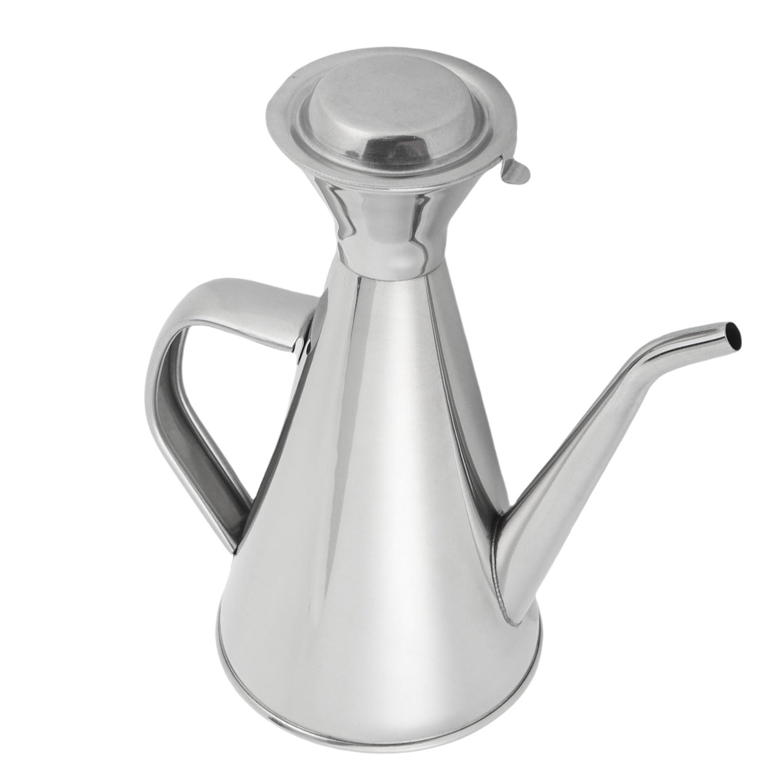 Jelquix 304 Stainless Steel Oil Dispenser, Leakproof Oil Bottle with Precise Nozzle Ergonomic Handle, Ideal for Home Kitchen Cooking (250ML)