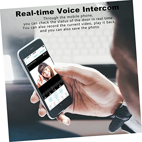 BETOOKY Campainha Visual Olho Mágico Campainha Inteligente Campainhas Sem Fio Campainha De Vídeo Int