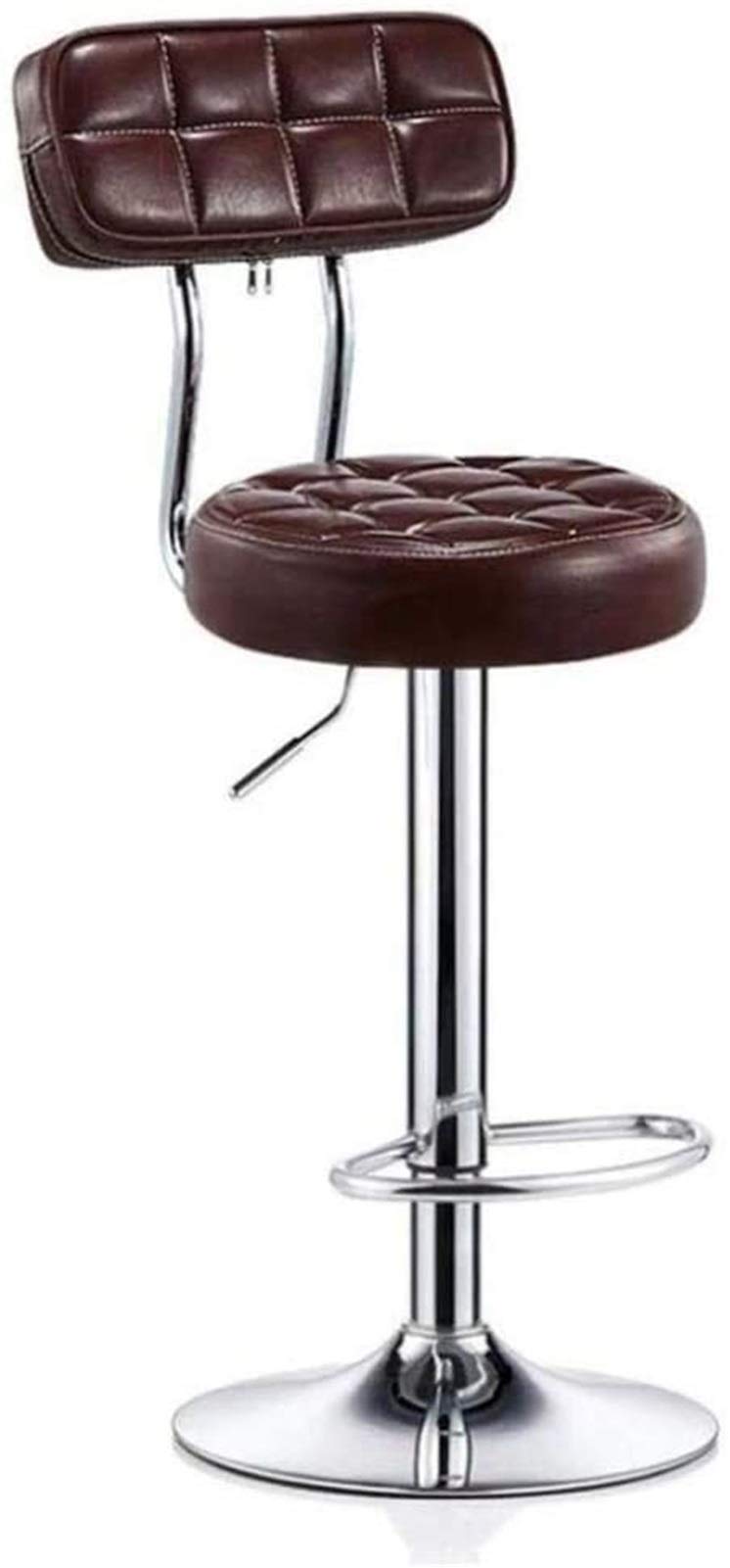 Buy QLAzo Adjustable Barstools Bar Stool with Safe AutoReturn Cylinder Easy Adjustable Height
