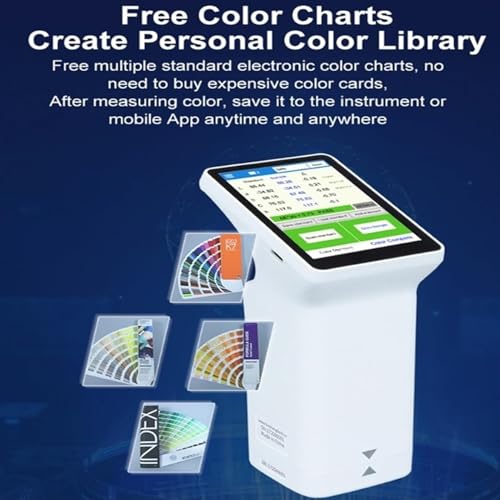 Ouverture mesure 8mm pour colorimètre portable Bluetooth avec écran tactile
