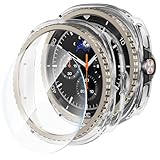 DMVEIMAL 1+1 Rígida PC Estuche+Protector de Pantalla para Samsung Galaxy Watch 8 Classic Case 46mm Mujer Hombre,Hard Bezel Ring Metal Anillo HD-Vidrio Templado para Samsung Watch 8 Classic Funda DMVEIMAL 1+1 Rígida PC Estuche+Protector de Pantalla para Samsung Galaxy Watch 8 Classic Case 46mm Mujer Hombre,Hard Bezel Ring Metal Anillo HD-Vidrio Templado para Samsung Watch 8 Classic Funda