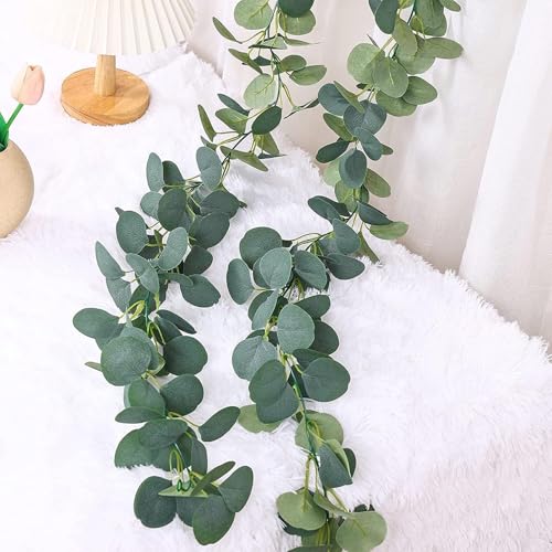 2 Stück Eukalyptus Girlanden Künstliche, 1.8m Eukalyptus deko...