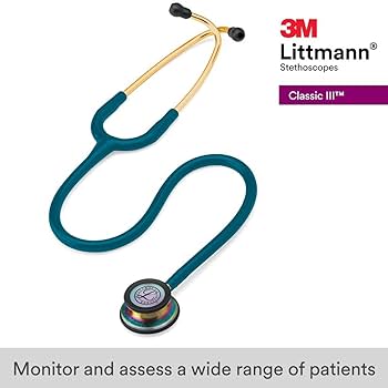 LittmannクラシックIII カリビアンブルー/レインボウ　ゴールド 聴診器 ヨドバシ.com - 3M リットマン クラシック III 聴診器