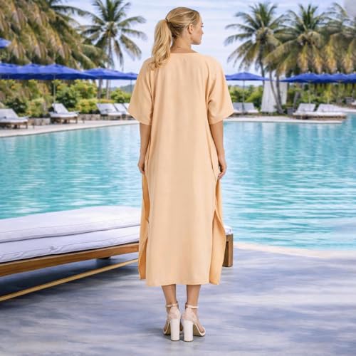 Image of Miss Lavish London Women's Kaftan- Kaftan Dress for Casual, Party, Evening, Vacation and Everyday Wear