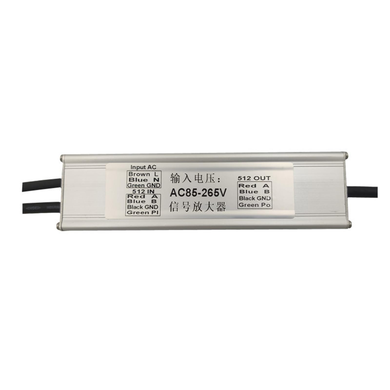 Luz de escenario de proyección de control externo 512 de cuatro canales de 100 W, controlador RGBW, potencia del controlador LED de corriente constante.