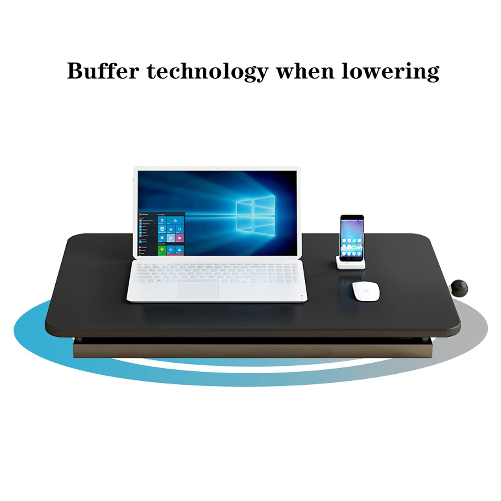 Amazon.com: Study Computer Desk Height Adjustable Standing PC Desk
