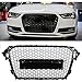 Grille de Calandre Avant Radiateur Grillages, pour Audi A4/S4 B8.5 2013 2014 2015 2016 PareChocs Avant Grille Avant Remplacement