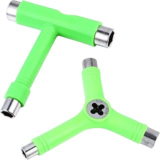 Kisangel Pçs Chave De Skate Longboard Ferramenta Mutitool Ferramenta De Caminhão De Skate Chave De Catraca Multi-Chave De Caminhões Skate Tipo T Chave De Y Ferramenta Para