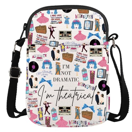 Musical Lover Gift Musical Theatre Gift I'M Not Dramatic I'm Theatrical Musical Theater Fans Gift Musical Crossbody Bag