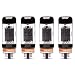 Quad of Sovtek 5881WXT Power Vacuum Tube
