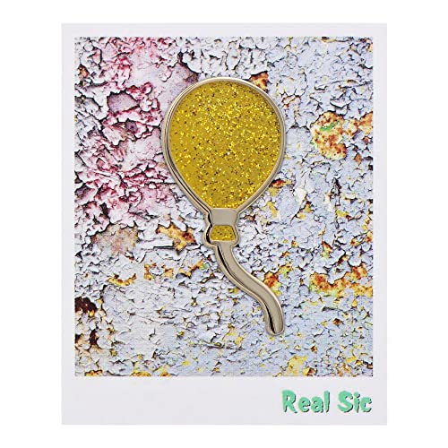 Image of REAL SIC Balloon Pin - Celebration, Bridal & Baby Shower, Enamel Pin /Party Favor in Variety of Colors - Lapel /Brooch Jewlery Balloon Pin with Real Gold Plating