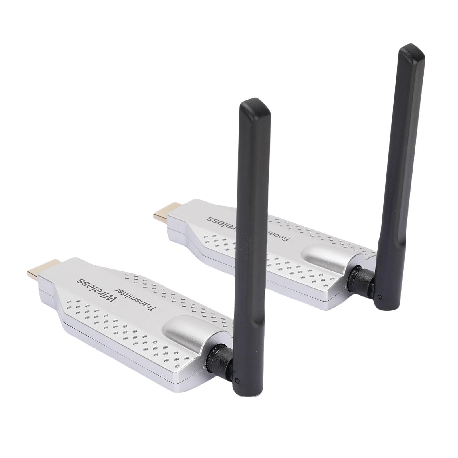 Fabater Bezprzewodowy Nadajnik i Odbiornik Wyświetlacza HD z Multimedialnym Przedłużaczem 1080P HD do Audytoriów, Transfer na Duże Odległości, Funkcja Plug and Play w Dużych Salach Konferencyjnych