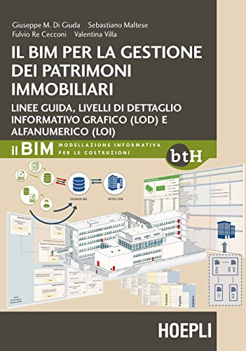 Il BIM per la gestione dei patrimoni immobiliari: Linee guida, livelli di dettaglio informativo grafico (LOD) e alfanumerico (LOI) (Italian Edition)