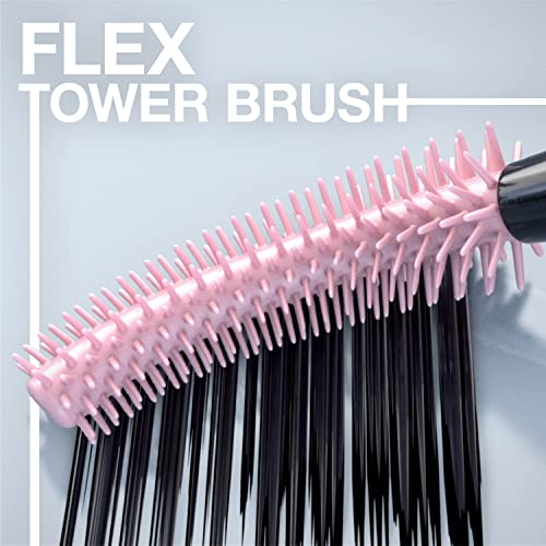 Image of Maybelline Lash Sensational Sky High Waterproof Mascara Makeup, Volumizing, Lengthening, Defining, Curling, Multiplying, Buildable Formula, Very Black, 1 Count (Pack of 2)