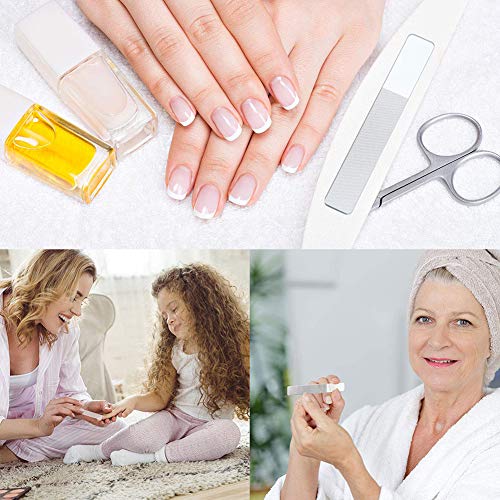 Premium Set bestehend aus 6 Glasnagelfeilen, Professionelle Glasnagelfeile Nagelfeile für Naturnägel, Babys, Kinder… – Bild 8
