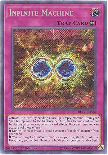 Yu-Gi-Oh! - Infinite Machine - BLRR-EN028 - Secret Rare - 1st Edition - Battles of Legend: Relentless Revenge