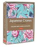 Japanese Cranes Note Cards: 12 Blank Note Cards & Envelopes (6 x 4 inch cards in a box)