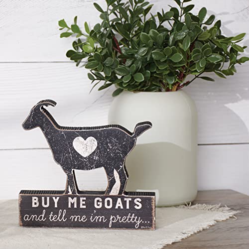 Assise décorative Buy Me Goats Primitives by Kathy coussin - 3