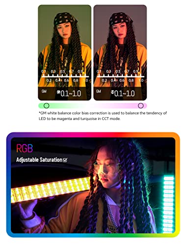 Image of YONGNUO YN360 IV Ice Light, LED Video Light Wand Stick Photography Light, RGB Full Color 24W 256 Channels Adjustable 2000-10000K, 31 Lighting Effect for for Studio Photo YouTube Video Photography