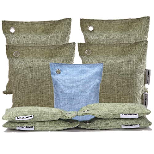 Bolsas purificación aire carbón bambú, removedor