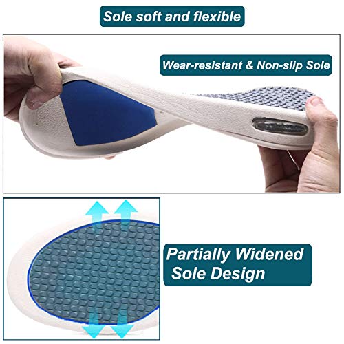 W&LESVAGO Women's Wide Width Diabetic Edema Shoes with Fully Adjustable Closures Easy On/Off, Air Cushion Walking Sneakers for Elderly Swollen Feet Outdoor4