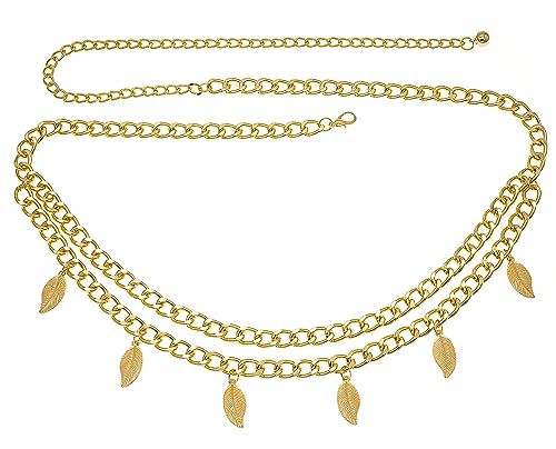 MultiLayer Metal Waist Chain Belt Belly Chain Punk Chain for Women and Girls3