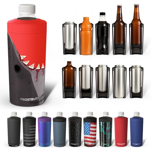 Image of Universal Buddy XL Can Cooler by Frost Buddy - Fits 12-ounce, 16-ounce, 20-ounce, and 24-ounce Cans and Bottles - Keep Your Drinks Refreshingly Chilled for over 12 hours. (Frostbite)