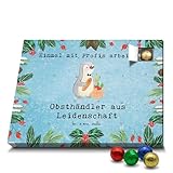 Mr. & Mrs. Panda Adventskalender Obsthändler Leidenschaft Mit Füllung von 'Classic' - Geschenk, Obstplantage, schokoladenkalender, Spruch, süßigkeiten, Schoko, Witzig, Obstbauer, schokolade, Lustig
