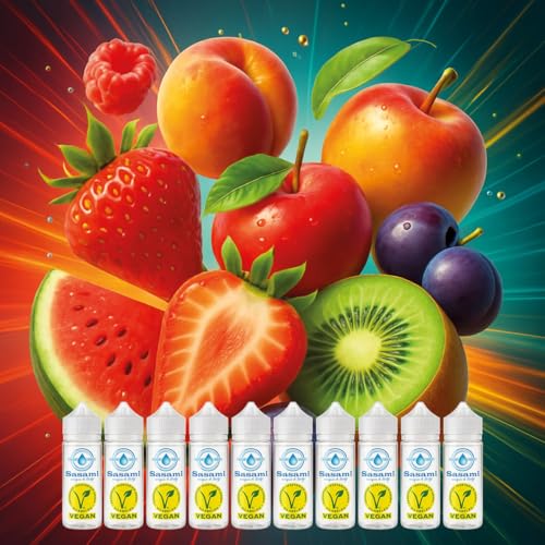 Set de aromas concentrados frutales Sasami Fruit Fusion para tus recetas veganas