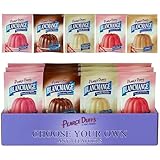 Pearce Duff’s Blancmange Choose Your Own Flavours Custom 12 Pack, Pick Any 4 Flavours and Receive 3 of Each, Classic British Dessert Mix