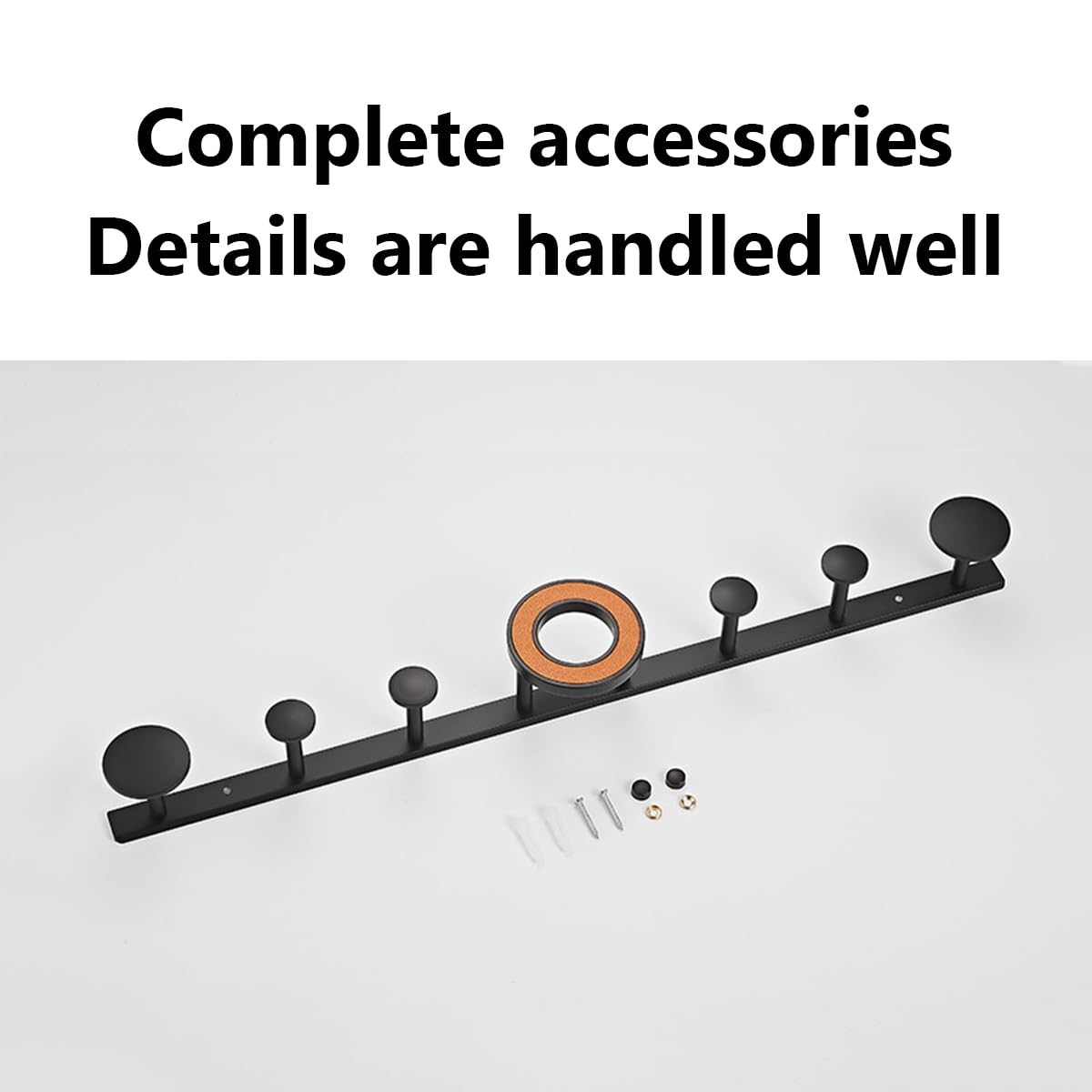 7/8-Haken Aus Aluminiumlegierung, Wandgarderobe Aus Aluminiumlegierung, Kreativer Ring Garderobenhaken, Einfacher Und Stilvoller Wandhaken, Geeignet Für Den Eingangsbereich, Hinter Der Tür(Orange,80cm
