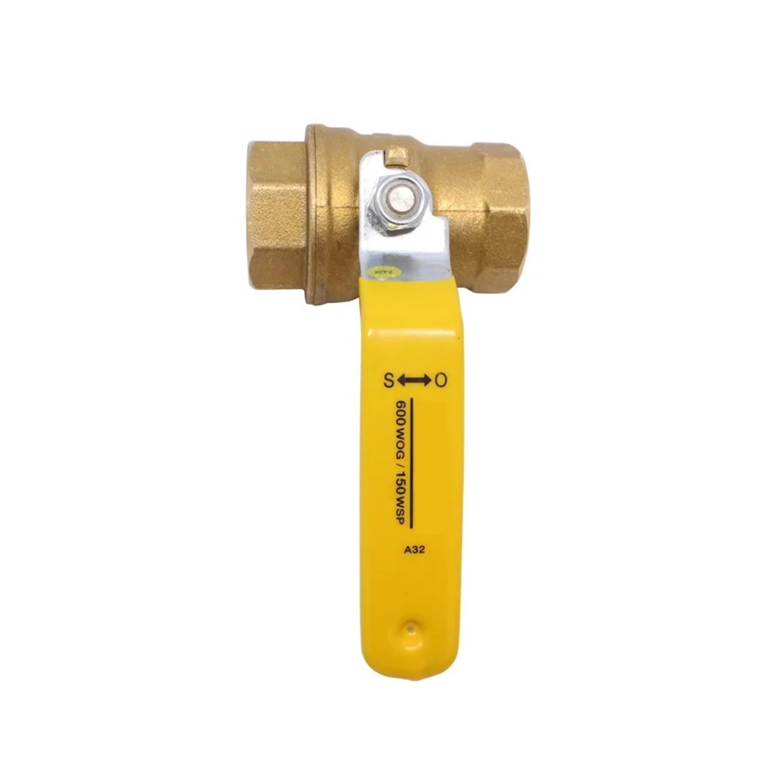 Válvula de Bola de 2 vías Válvula de Bola de latón Forjado Tipo S+Z+A 600, Rosca de Paso Completo for Agua, Aceite y gaes, 1/2 DN15, 15 mm DN20(DN10)