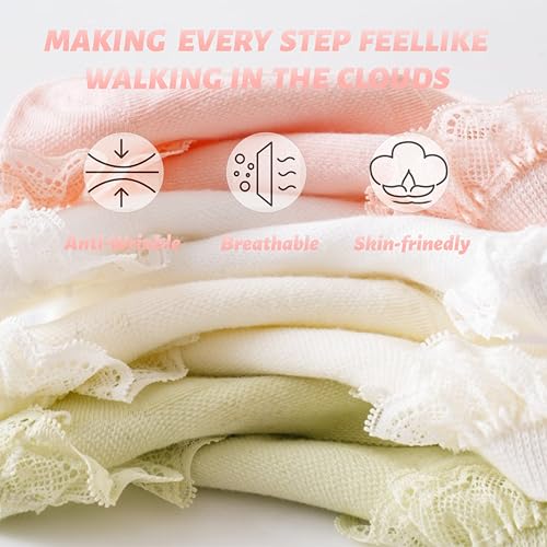 Baby Toddler Ruffle Socks Newborn Infant Girls Cotton Socks Unisex 5 Pairs2