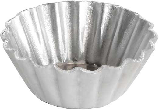 Fat Daddio's PMTH-2 Natural Aluminum Mini Tartlet Pan, 2 x 0.9 Inch