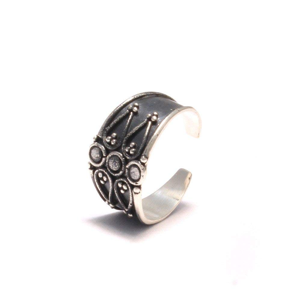 Bague D'orteil Réglable En Argent 925 – Modèle Feuille Blanc – Saint-Valentin – Neuf Avec étiquettes