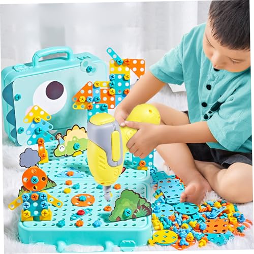Kit d'outils Montessori avec perceuse pour enfant et jeu de vis éducatif - 6