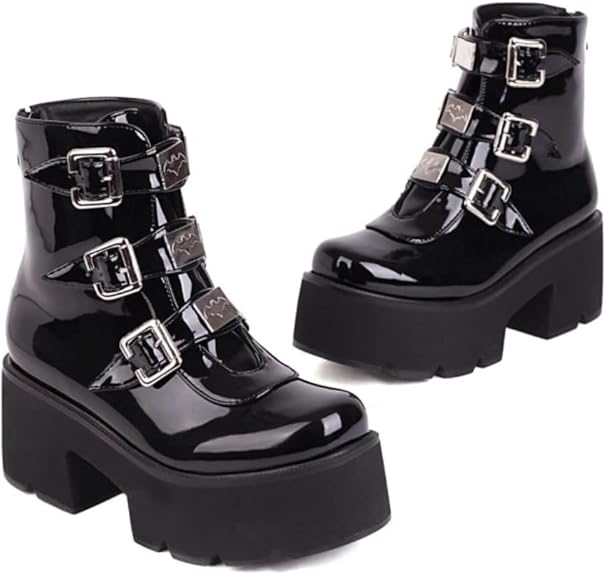 DNGHRN Platform Cowgirl Booties Profile