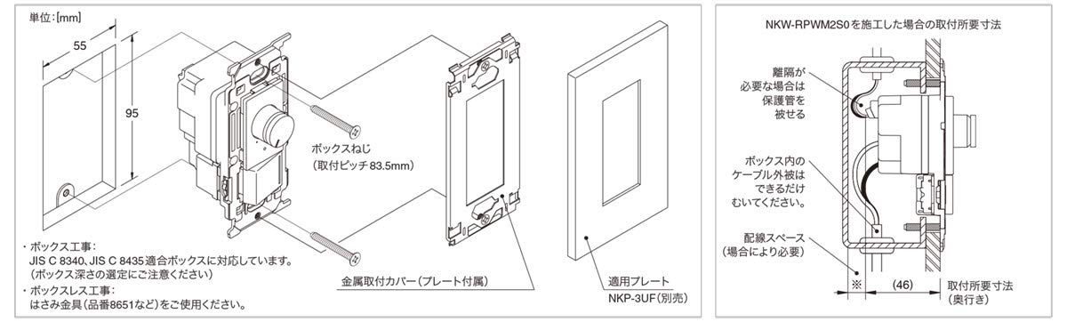 Amazon.co.jp: 神保電器 NKシリーズ配線器具 PWM制御方式(2ch)埋込 