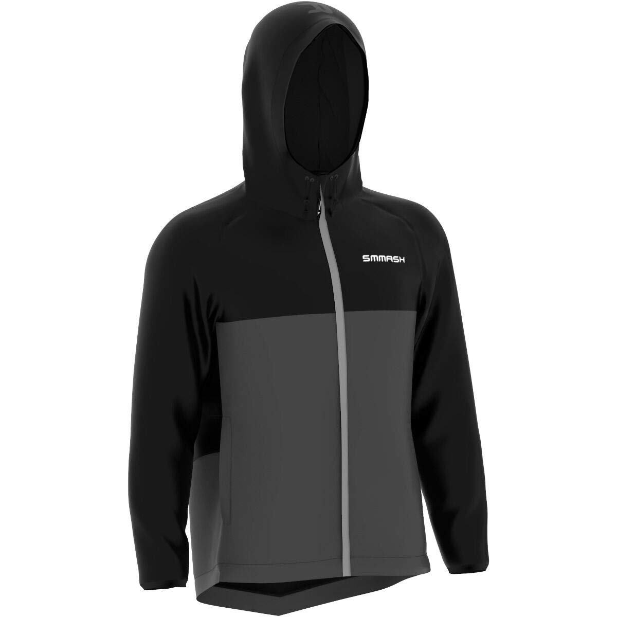 SMMASH Professionelle Laufjacke mit Kapuze für Damen und Herren, Windbreaker Wasserdicht, Wärmeregulierende Outdoor Jacket, Schnelltrocknendes Material