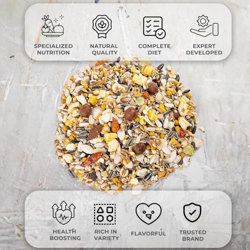 Parrot Essentials Premium Parrot Food - Nutritious Bird Seed Mix For African Grey, Amazon, Macaw, Parakeets, Cockatiels, Lovebirds, Budgies and Pet Birds. - Image 3