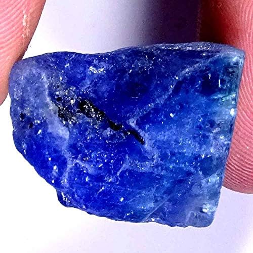 ~UNTREATED~ 22.30 CTs 100% TOP A1 NATURAL SUPER VOILET BLUE TANZANITE ROUGH ring necklace beads bracelet Chakra Healing Making Supply, Chakra Energy Crystals Gemstones image 4