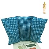 Saco térmico “Topos - turquesa” – 26 X 16 cm (M/L) – relleno con 330gr de huesos de cereza - para microondas y...