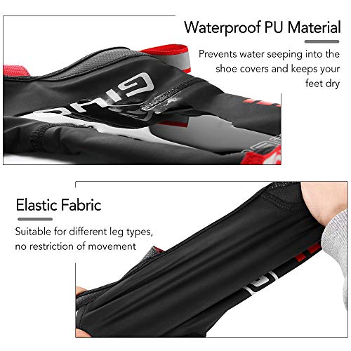 Calçados de ciclismo, Andoer Calçados de ciclismo capas à prova de vento inverno ciclismo térmico aq