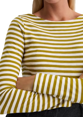 Marc OߴPolo Damen Langarmshirt aus Bio-Baumwolle mit U-Boot-Ausschnitt – Ansicht 4