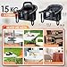 Hook On High Chair - Portable & Foldable for Babies 6-36 Months, Family & Travel Use with Carry Bag (Grey)